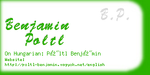 benjamin poltl business card